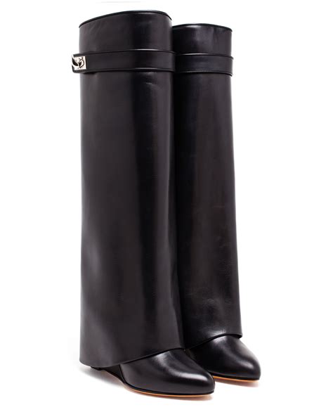 leather givenchy boots|givenchy shark boots on sale.